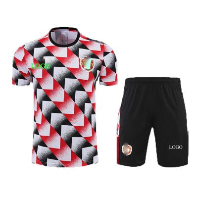 China Wholesale 2022 Men's Set Soccer Jersey Club Training Soccer Wear Soccer Uniforms Original Quick Dry Club Uniforms Soccer Jerseys New for sale