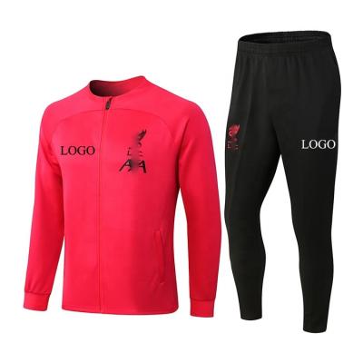 China Sporty Breathable 22/23 Wear Long Sleeve Training Tracksuit Mens Soccer Clothes Fitness Uniform Wear Set Running Tank Tops for sale