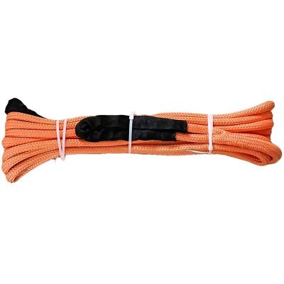 China Nylon Car Tow Cable Rope High Strength and Wear Resistance Kinetic Tow Rope Recovery Rope with Protective Sleeve for sale