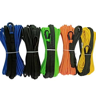 China ATV/UTV 12mmX24m 12 Strands UHMWPE Synthetic Winch Rope for sale