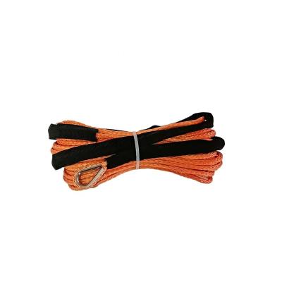 China ATV/UTV 6mmX15m Synthetic Winch Rope Protective Sleeves With Hooks for sale