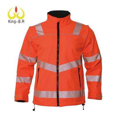 China New Design Water Proof Hi Visibility Softshell Jacket for sale