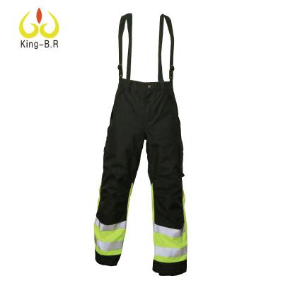 China Water Proof Safety Work Pants High Visibility Filler Bib-Trousers Safety Work Pants for sale