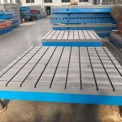 China Cast Iron Platform T Slots Cast Iron Surface Bed Plate Welding Platform Testing Table Worktable for sale