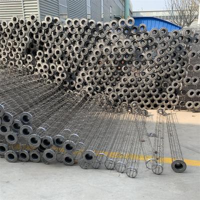 China Non Standard Dust Collector Filter Cage Carbon Steel SS304/316 10/12/16 Wire Round Or Flat for sale