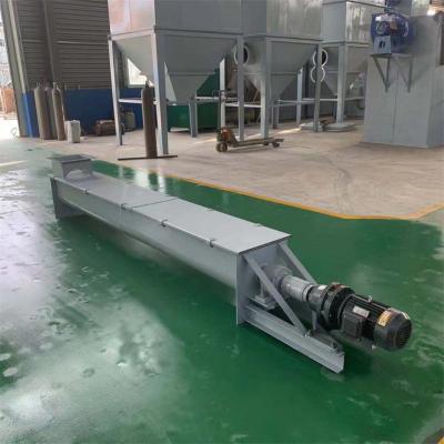 China LS300 Stainless Steel Screw Conveyor With Cover Plate For Energy Saving Motor Cement Plant for sale