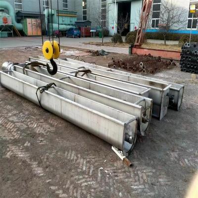 China Medical Waste 304 Stainless Steel Shaftless Screw Conveyor 400~5000kg/H for sale