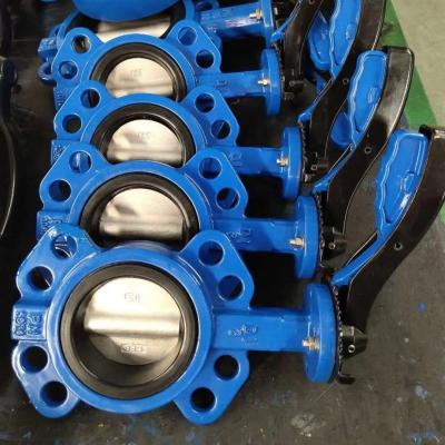 China DN100 Stainless Steel Butterfly Valve All Purpose PTFE And Vinyl  With Durable Clamp for sale