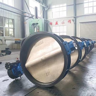 China Handle Butterfly Valve Ductile Iron Manual Wafer Type Soft Seal Butterfly Valve DN50 100 150 200 for sale