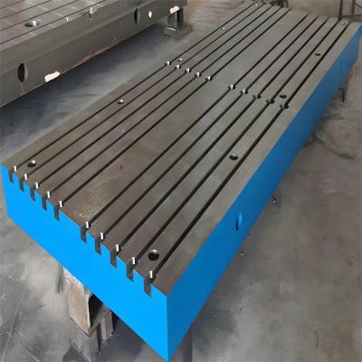 China Machine Tool Cast Iron Test Platform Inspection T Slots Worktable Surface Plate Platform for sale