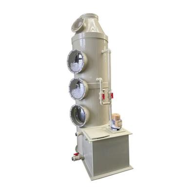 China Gas Scrubbers Remove So2 Co2 Tower Exhaust Gas Cleaning System Packed Bed Wet Scrubbers For Sewage Industry for sale