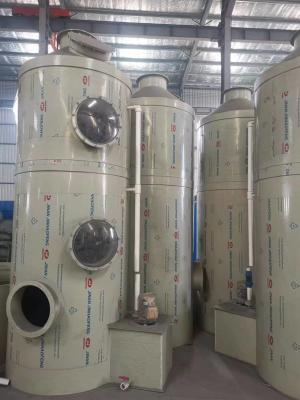 China PP Wet Scrubber Gas Desulfurization Tower Waste Gas With Pump Blower for sale