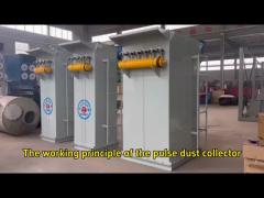 Mixing plant silo dust collector