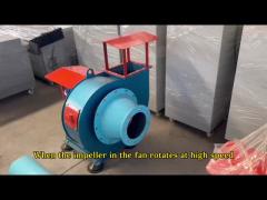 Industrial dust removal fan