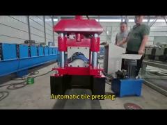 Automatic tile press test machine video