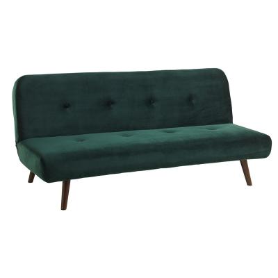 China Dark Green Wood Style Adjustable Sofa Bed Armchair Wayfair Amazon Seat Living Room Furniture Modern Feature (Size) Living Material Chair for sale