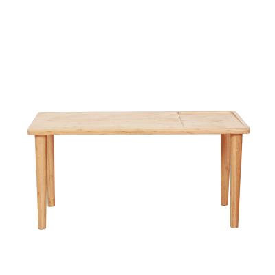 China Good Quality Modern Rectangular Bathroom Shower Bench Bamboo Stool With Slot for sale