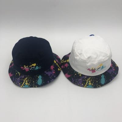 China WHOLESALE 100% Cotton Twill Star Print Bucket Hat Character Bucket Hat for sale