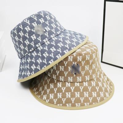 China High Quality Trendy Cool Hat Logo Jeans Bucket Hats Custom Made Fashion Embroidery for sale