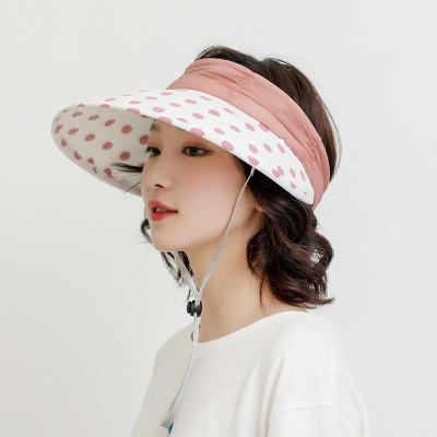 China COMMON Outdoor Korean Soft Folding Leisure Summer Hat Sun Block Sun Block Sunshade Empty Hat for sale