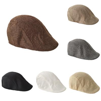 China New Design Character Vintage British 100% Canvas Cotton Duck Tongue Ivy Casual Hat In Spring And Autumn for sale