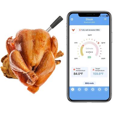 China Easy Smart Meat Thermometer with Bluetooth, 165ft Radio Channel for Oven, Grill, Kitchen, BBQ, Smoker, Rotisserie for sale