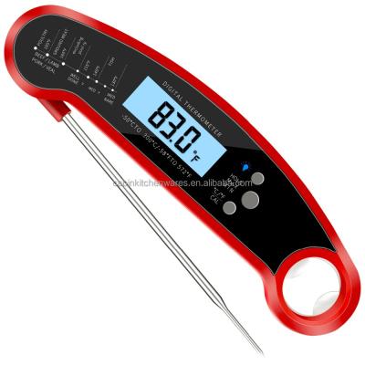 China Probe Can Be Folded Away Newest Improved Digital BBQ Waterproof Meat Thermometer With Bottle Opener for sale