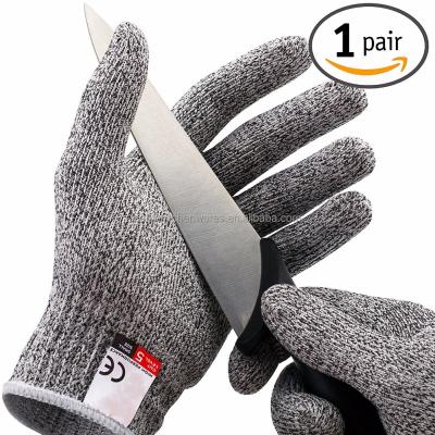 China Cut Resistant EN388 Food Grade Level 5 Meat Cutting Safety Gloves Cut Resistant Work Gloves for sale