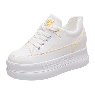 China 2019 Plus New Sizes Breathable Increasing Thick Casual Sneakers Women Fashion Unique Shoes for sale