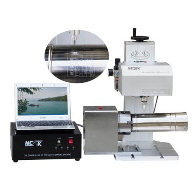 China Metal Nameplate Dot Peen Marking Pin Making Machine for sale