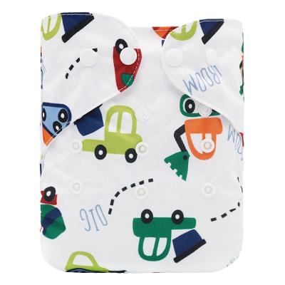 China Lokeystar China Manufacturers Manufacture Cotton Cloth Printed Diapers Pocket Reusable Baby Cloth Washable Diaper for sale