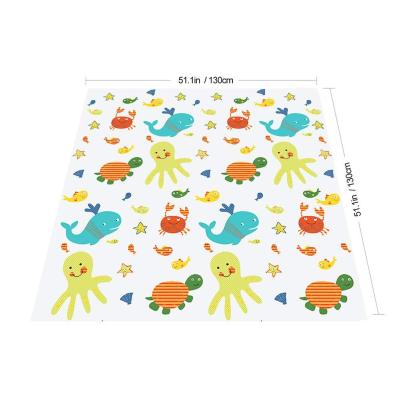 China Large Art Splash Mat Anti-Slip Baby Square Anti-Slip Waterproof Mat for sale