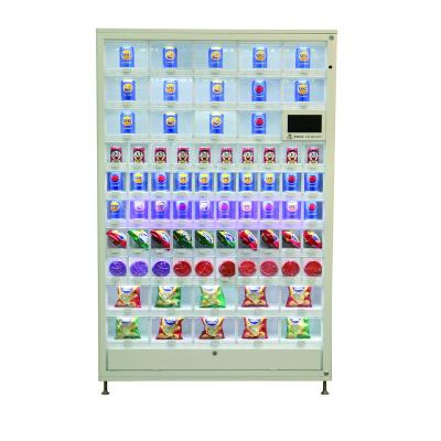 China Cold Rolled Automatic Dishes Large Capacity Food Lockers Vending Machine With LCD for sale