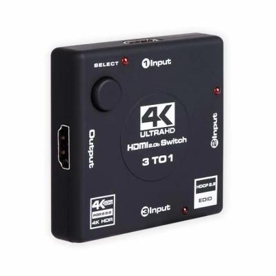 China 3 in 1 Out 4K@60Hz 4K HDMI Switcher JL-4K0301S Ultra HD HDMI Switcher for sale