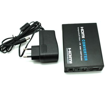 China 3 RCA CVBS AV R/L S-Video Audio To HDMI Converter Ladder Support 1080p JL-C5012 for sale