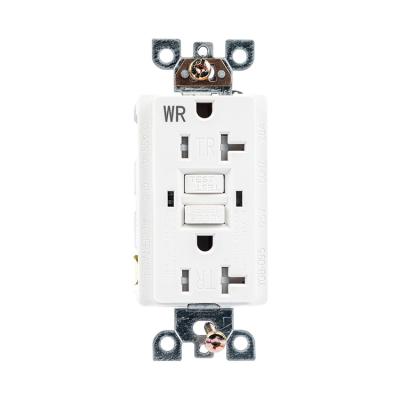 China Tamper& Weather resistant Shanghai Linsky tamper and weather resistant gfci electrical outlets 20A 125V gfci receptacle for sale