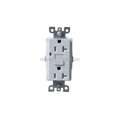 China Heavy Duty Outlet Receptacle 20 Amp White TR Tamper NEW Residential / General Purpose 20A GFCI With LED for sale