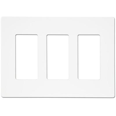 China Safety Shanghai Linsky Travel Decorator Plastic Electric White Screw Less Wall Plate Switch Cover for sale