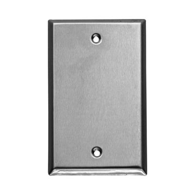 China Security Wallplates Plastic Empty Wall Plates 1 Strip White , White for sale