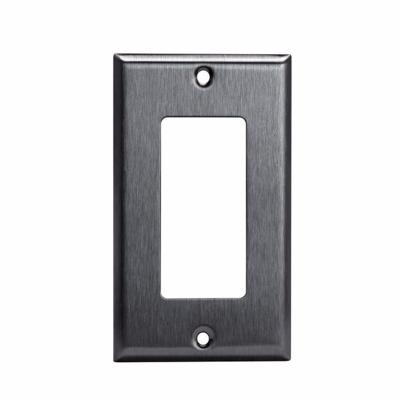 China Easy Installation Shanghai Linsky (7731) 1 Strip GFCI/USB Outlet Stainless Steel Decorative Wall Plate/Receptacle Switch for sale