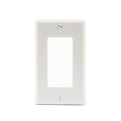 China Easy Installation Shanghai Linsky (WDG-01) 1 Strip Plastic Decorator / GFCI Wall Plate for sale