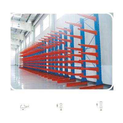 China Cantilever storage rack in resistant corrosion protection steel pipe for storing tubular products for sale