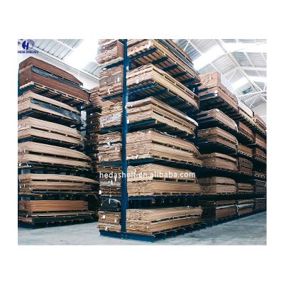 China Heavy Duty Rack Warehouse Corrosion Protection Cantilever Storage Rack For Lumber PVC Pipe for sale