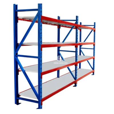 China Corrosion Protection Medium Duty Steel Bulk Storage Racks Industrial Shelving for sale