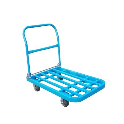 China Good Quality 1000Kg Corrosion Protection Warehouse Hand Trolley With Wheel for sale