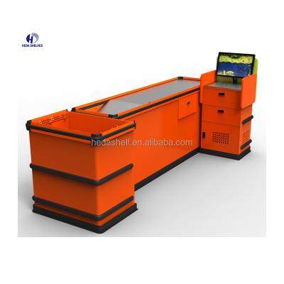 China Grocery Ect Retail Store And Supermarket Equipment Grocery Checkout Counter for sale