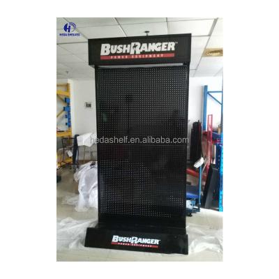 China Anti Corrosion Factory Price Metal Display Rack / Metal Pegboard Accessory Hooks Rack Custom Display Stand With Hook for sale