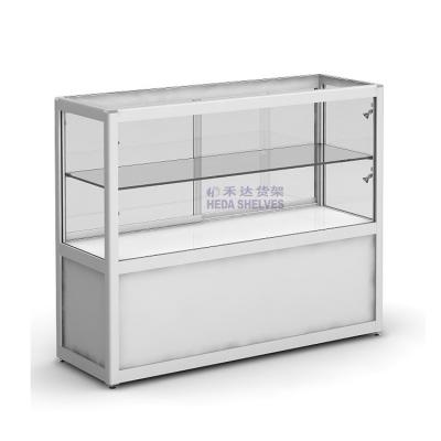 China New Arrival Store Custom Printing Logo Glass Display Case Hardware for sale