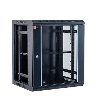 China High Quality Cold Rolled Hot Selling Black Steel Plate China Equipment Rack 12U Server Data Cabinet for sale