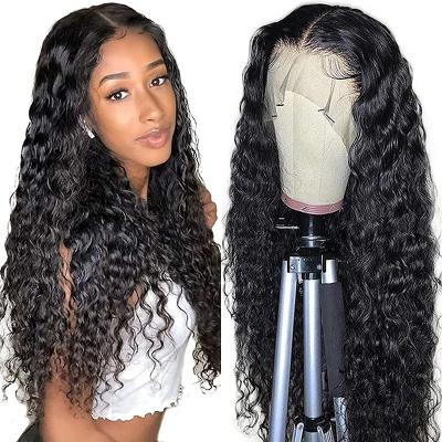 China Water Wave Wholesale 10a Soft Manufacturers Brazil Cut Unprocessed Swiss Raw Virgin Lace Front Wig Vendors With Baby Hair for sale